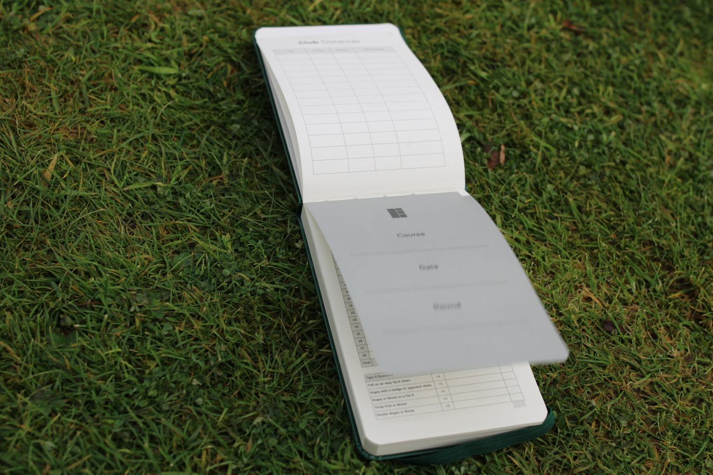On-Course Golf Journal